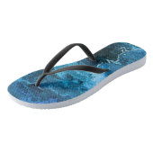 Erwachsene Flip Flops, Slim Rips Badesandalen (Schrägansicht)