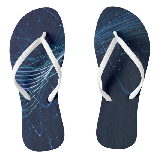 Erwachsene Flip Flops, Slim Rips Badesandalen (Fußbett)