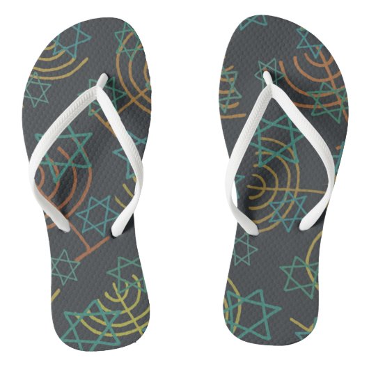Erwachsene Flip Flops, Slim Rips Badesandalen (Fußbett)