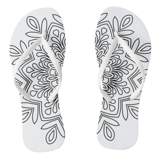 Erwachsene Flip Flops, Slim Rips Badesandalen (Fußbett)