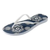 Erwachsene Flip Flops, Slim Rips Badesandalen (Schrägansicht)