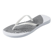 Erwachsene Flip Flops, Slim Rips Badesandalen (Schrägansicht)