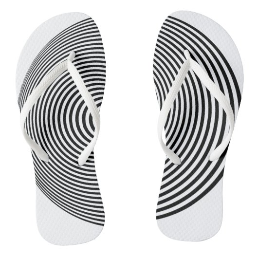 Erwachsene Flip Flops, Slim Rips Badesandalen (Fußbett)