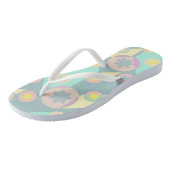 Erwachsene Flip Flops, Slim Rips Badesandalen (Schrägansicht)
