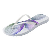 Erwachsene Flip Flops, Slim Rips Badesandalen (Schrägansicht)