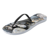 Erwachsene Flip Flops, Slim Rips Badesandalen (Schrägansicht)