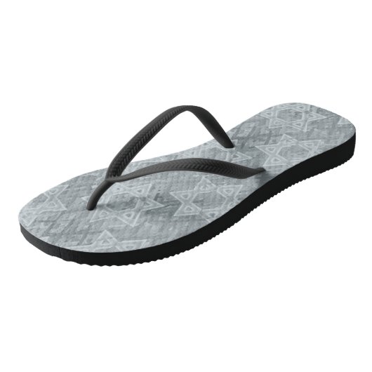 Erwachsene Flip Flops, Slim Rips Badesandalen (Schrägansicht)