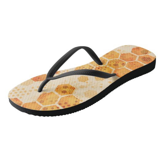Erwachsene Flip Flops, Slim Rips Badesandalen (Schrägansicht)