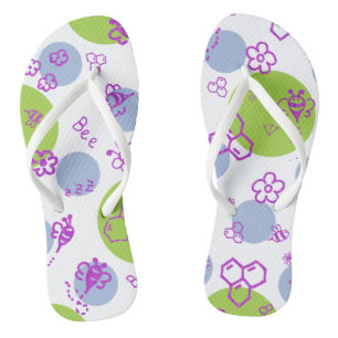 Erwachsene Flip Flops, Slim Rips Badesandalen