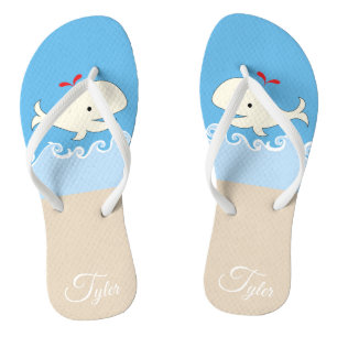 Erwachsene Flip-Flops "Wal, Wal, Wal" Badesandalen