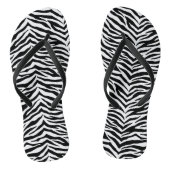Erwachsene Flip Flops-Zebra Print Badesandalen (Fußbett)