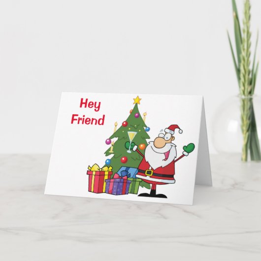 ERWACHSENE FREUNDIN FEIERTAGSKARTE (Vorderseite)