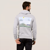 Erwachsene Frühling Kunst Hoodie (Schwarz voll)
