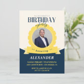 Erwachsene Geburtstag 70. Geburtstag Einladung Mod (Stehend Vorderseite)