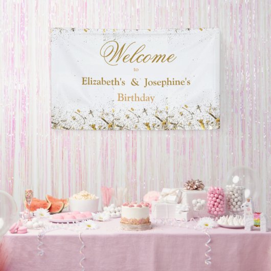 Erwachsene Gemeinsame Geburtstagspartei | White Go Banner (Party)