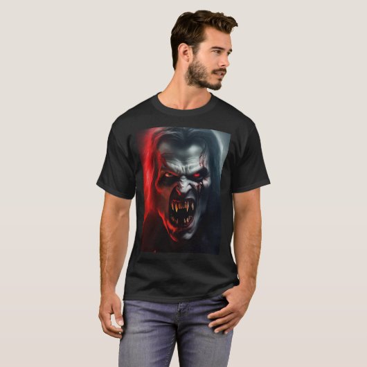 Erwachsene halloween costume vampire man poster T-Shirt (Vorne ganz)