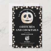 Erwachsene Halloween-Party Gothic Pumpkin String L Einladung (Vorderseite)