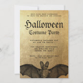 Erwachsene Halloween-Party Vampire Bat Einladung (Vorderseite)