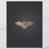 Erwachsene Halloween-Party Vampire Bat Einladung Flyer (Hinten)