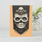 Erwachsene Halloween-Party Vintag SteamPunk Einlad Einladung (Stehend Vorderseite)