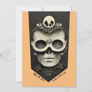 Erwachsene Halloween-Party Vintage SteamPunk-Einla Einladung