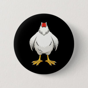 Erwachsene Hühner Kinder Männer Frauen Hühnerhähnc Button