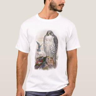 Erwachsene Island-Falke Gould Vögel von T-Shirt
