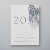 Erwachsene Mermaid JA Geburtstagspartei Einladung