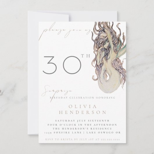 Erwachsene Mermaid JEDE Überraschung Geburtstag Ei (Vorderseite)