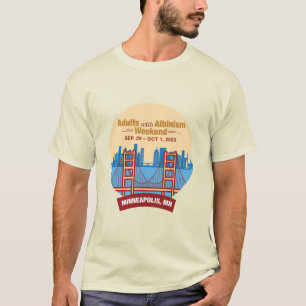 Erwachsene mit Albinismus Weekend Minneapolis T-Sh T-Shirt