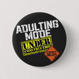 Erwachsene Modus im Bau ein sonniges Erwachsener Button