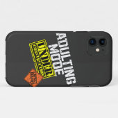 Erwachsene Modus im Bau ein sonniges Erwachsener Case-Mate iPhone Hülle (Rückseite (Horizontal))