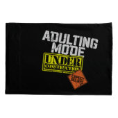 Erwachsene Modus im Bau ein sonniges Erwachsener Kissenbezug (Rückseite-Links)