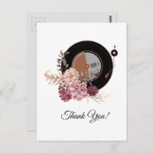 Erwachsene Musik, Vinyl Record Dankeschön Karte (Vorne/Hinten)