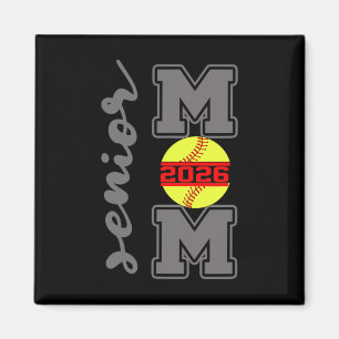 Erwachsene Mutter 2026 Softball Athletin Stolzer E Magnet