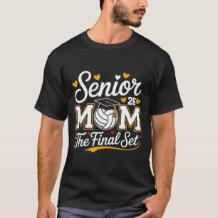Erwachsene Mutter Abschlussklasse 2026 Volleyball T-Shirt