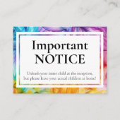 ERWACHSENE NUR ÄTHERALblut Begleitkarte (Vorderseite)