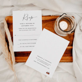 Erwachsene nur einen Gast | Pumpkins Wedding RSVP