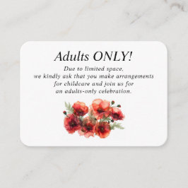 Erwachsene nur Hochzeitskartett Petal Serenade Begleitkarte