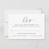 Erwachsene nur zwei Gäste | Pumpkins Wedding RSVP (Vorderseite)