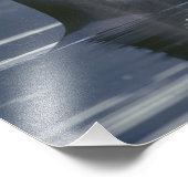 Erwachsene Orca Whale Orcinus Orca), Puget Fotodruck (Ecke)