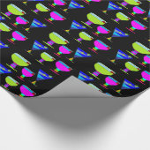 Erwachsene Party Drinks Martinis Artistic Gift Wra Geschenkpapier (Ecke)