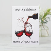 ****ERWACHSENE PARTY EINLADUNG**** EINLADUNG (Stehend Vorderseite)