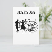 "ERWACHSENE"-PARTY EINLADUNG FÜR JEDEN FUN-EINGANG (Stehend Vorderseite)