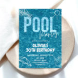 Erwachsene Pool Party Einladung Erwachsene Sommer<br><div class="desc">Erleben Sie unser Adult Cocktail Pool Party Sommer Geburtstag Einladung. Bereiten Sie sich auf ein anspruchsvolles und lustiges Fest vor. Diese Einladung eignet sich perfekt für Ihre bevorstehende Geburtstagsfeier oder Cocktailveranstaltung am Pool. Das Design besticht durch ein lebhaftes Farbschema, elegante Saitenleuchten und eine Touch tropischen Flairs. Ob Sie ein ganz...</div>