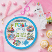 Erwachsene Pool Party Sommerstrand Geburtstag Pappteller (Party)