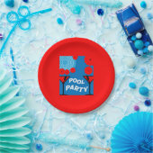 Erwachsene Pool-Partys Pappteller (Party)