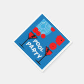 Erwachsene Pool-Partys Serviette (Ecke)