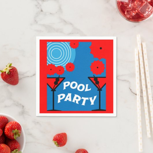 Erwachsene Pool-Partys Serviette (Beispiel)