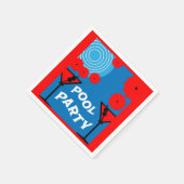 Erwachsene Pool-Partys Serviette (Ecke)